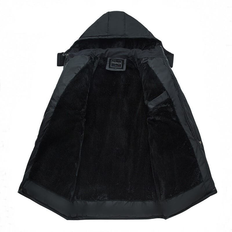 Jaqueta Parka Black Elegance
